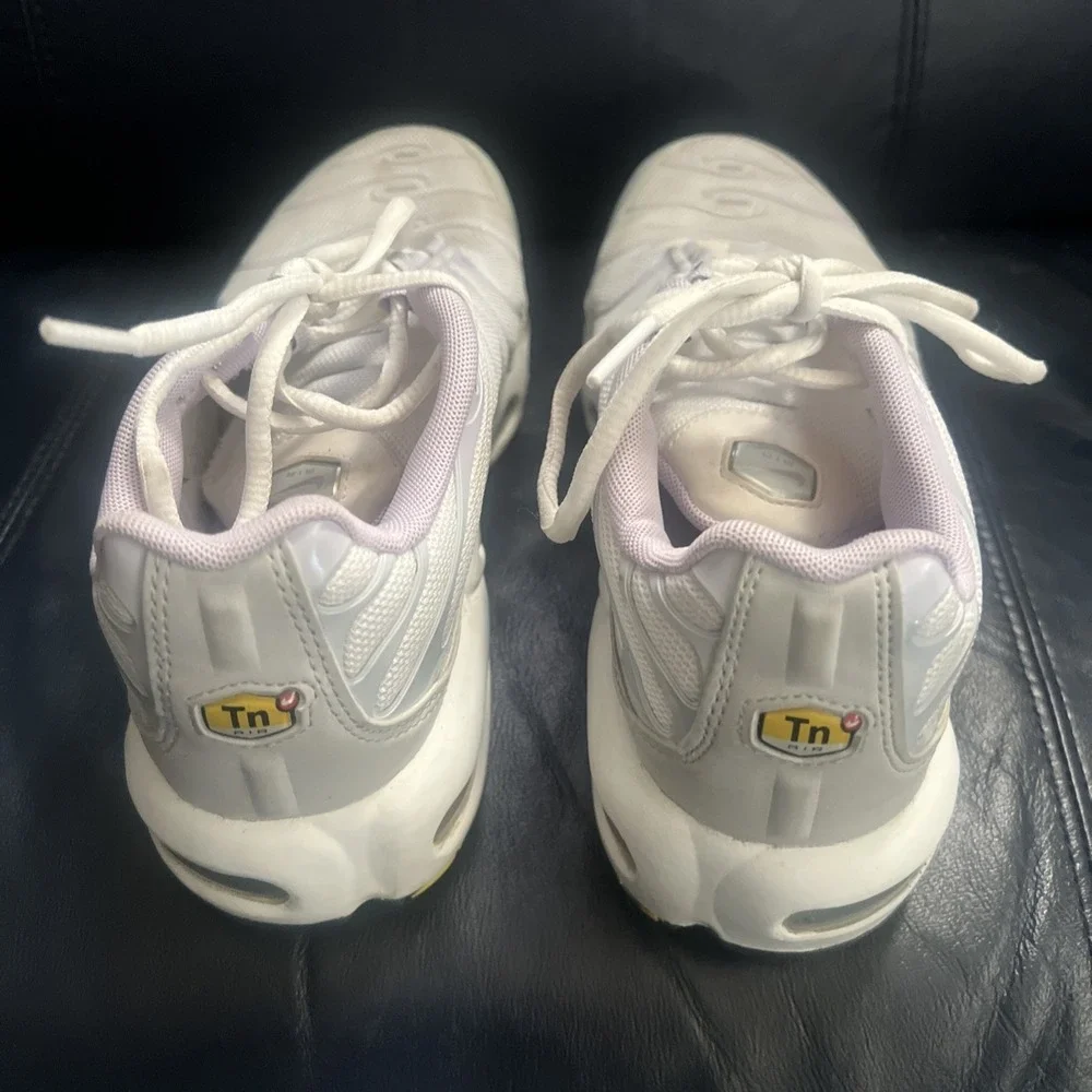 Y2K Urban Streetwear Nike Air Max Plus Girls Sneakers Purple Grey Size 6Y
